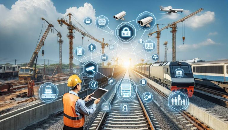 Sécurité renforcée : l'importance de la télésurveillance de chantier ferroviaire